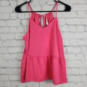 NWT Olive & Oak Size Small Tie Back Top